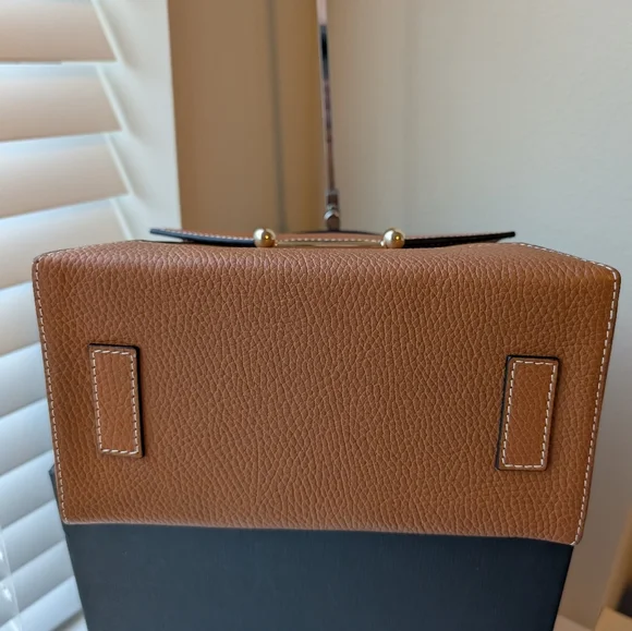 Strathberry Mosaic Top handle Grain tan Vanilla Stitch - Picture 8 of 14